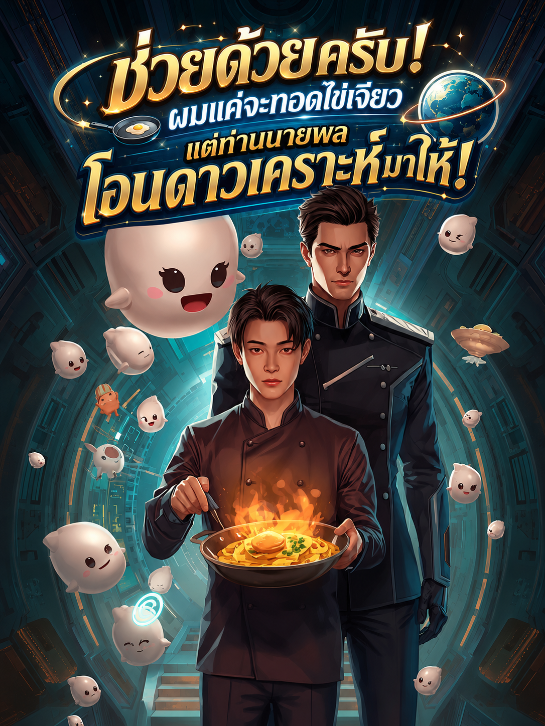 ช่วยด้วยครับ! ผมแค่จะทอดไข่เจียว แต่ท่านนายพลโอนดาวเคราะห์มาให้!